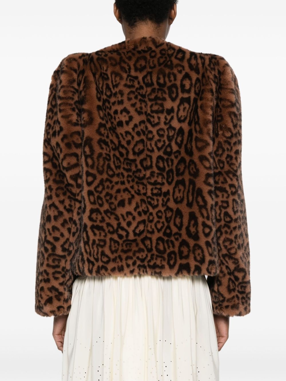 faux-fur jacket - 4