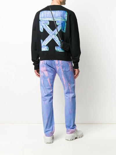 Off-White Hand Painters crew neck sweatshirt outlook