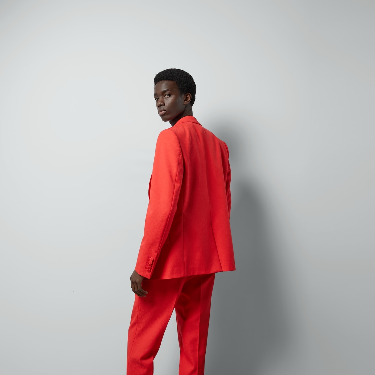 Horsebit fabric jacquard jacket - 6