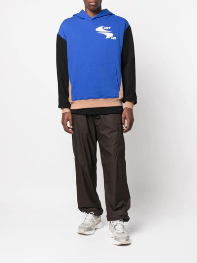 Just Don colour-block pullover hoodie outlook