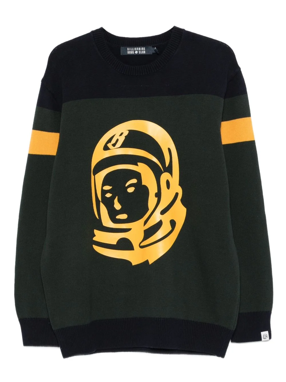 graphic-print crew-neck sweater - 1