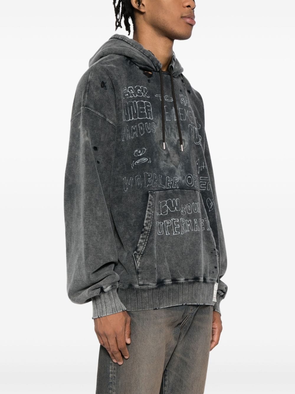 bleached hoodie - 3