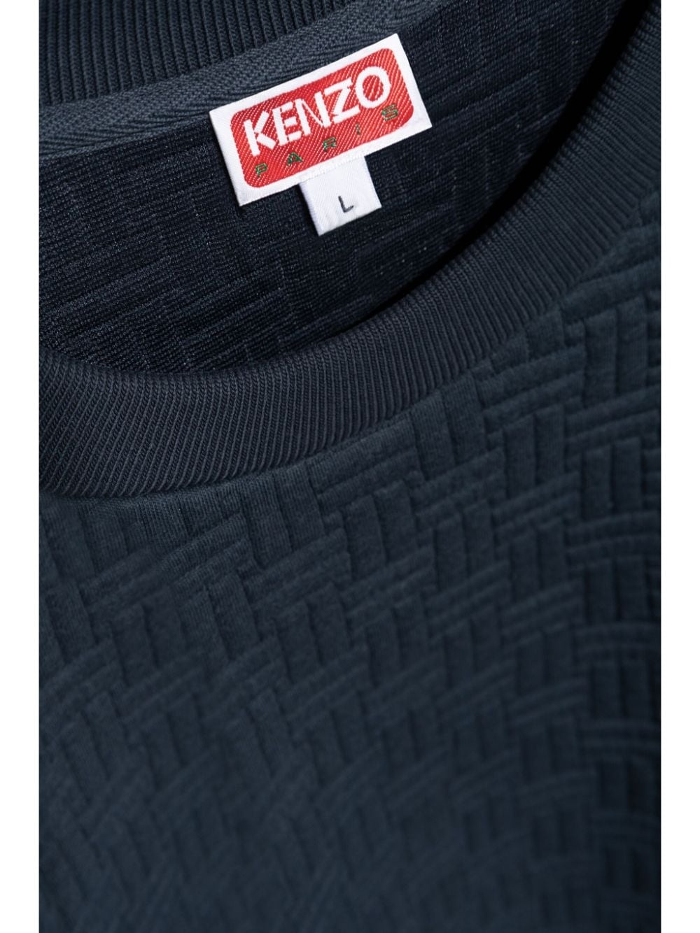 embroidered-logo sweatshirt - 5