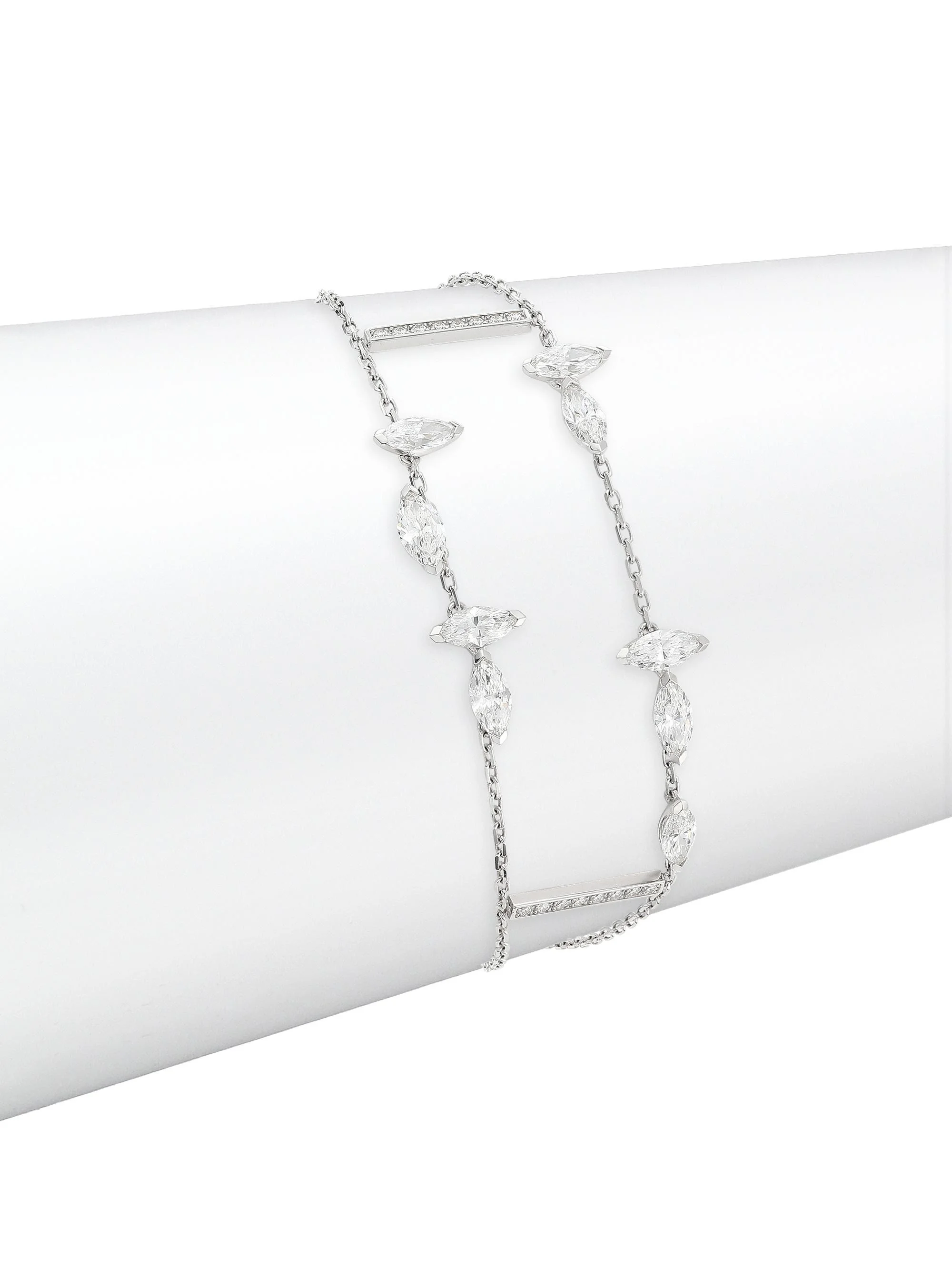 Women's Luminant 18K White Gold & Diamond Openwork Bracelet/6" - White Gold - 1