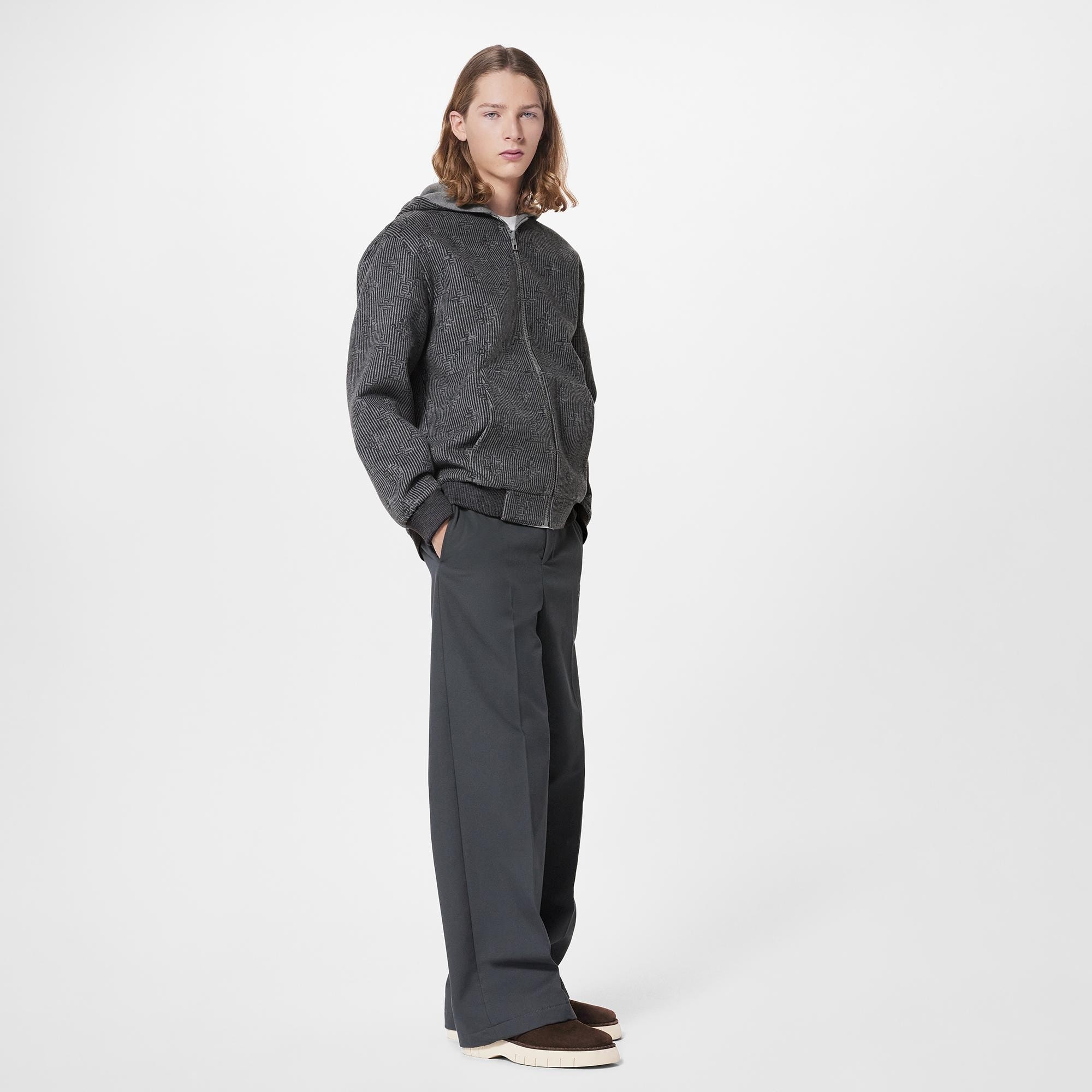 Reversible Double Face Hooded Blouson - 4