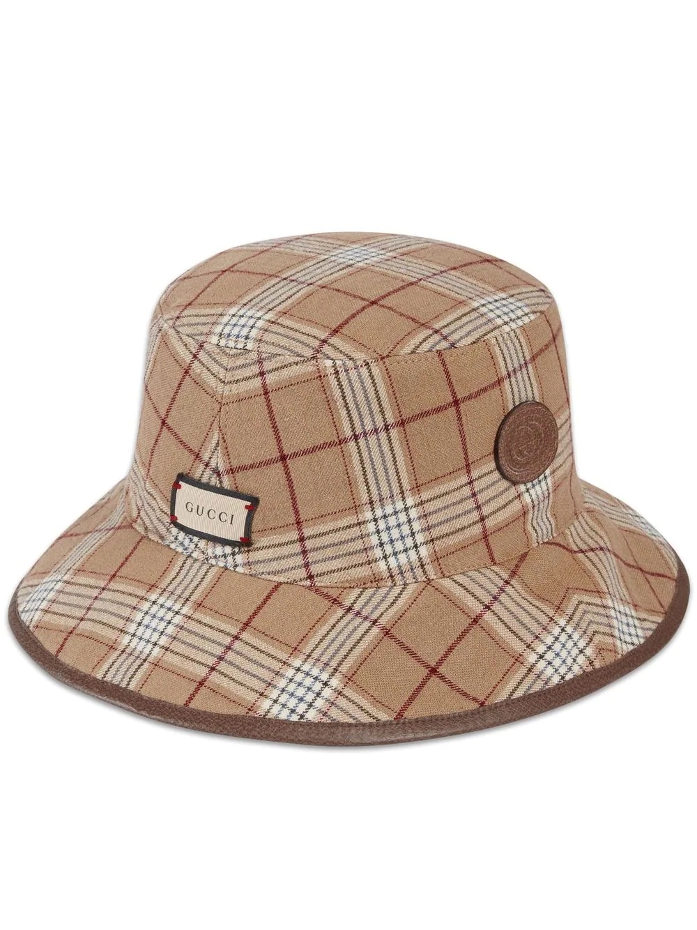 reversible GG canvas bucket hat - 1