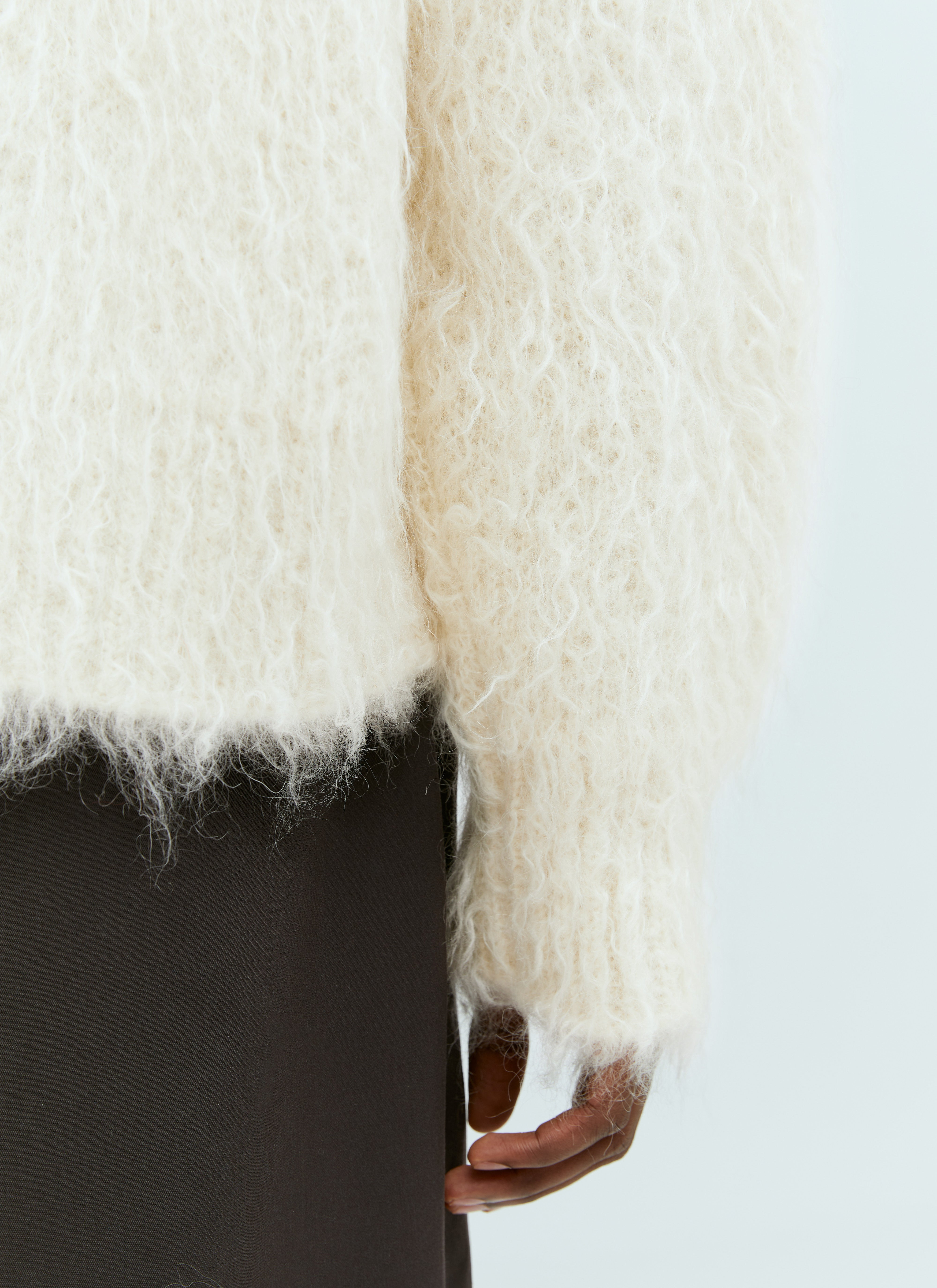 Off White Men Mohair Blend Sweater - 6