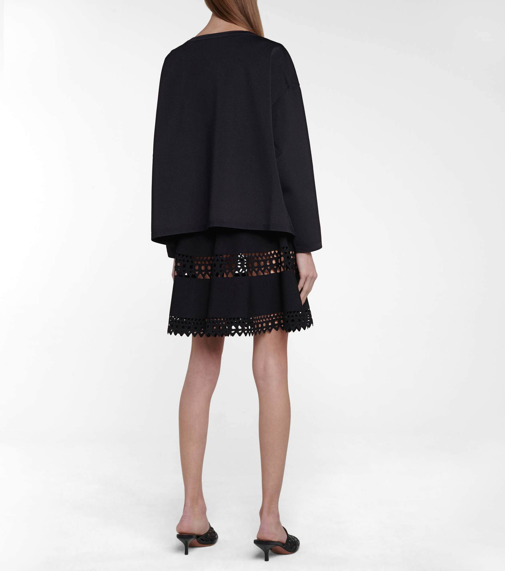 Stretch-knit sweater - 3