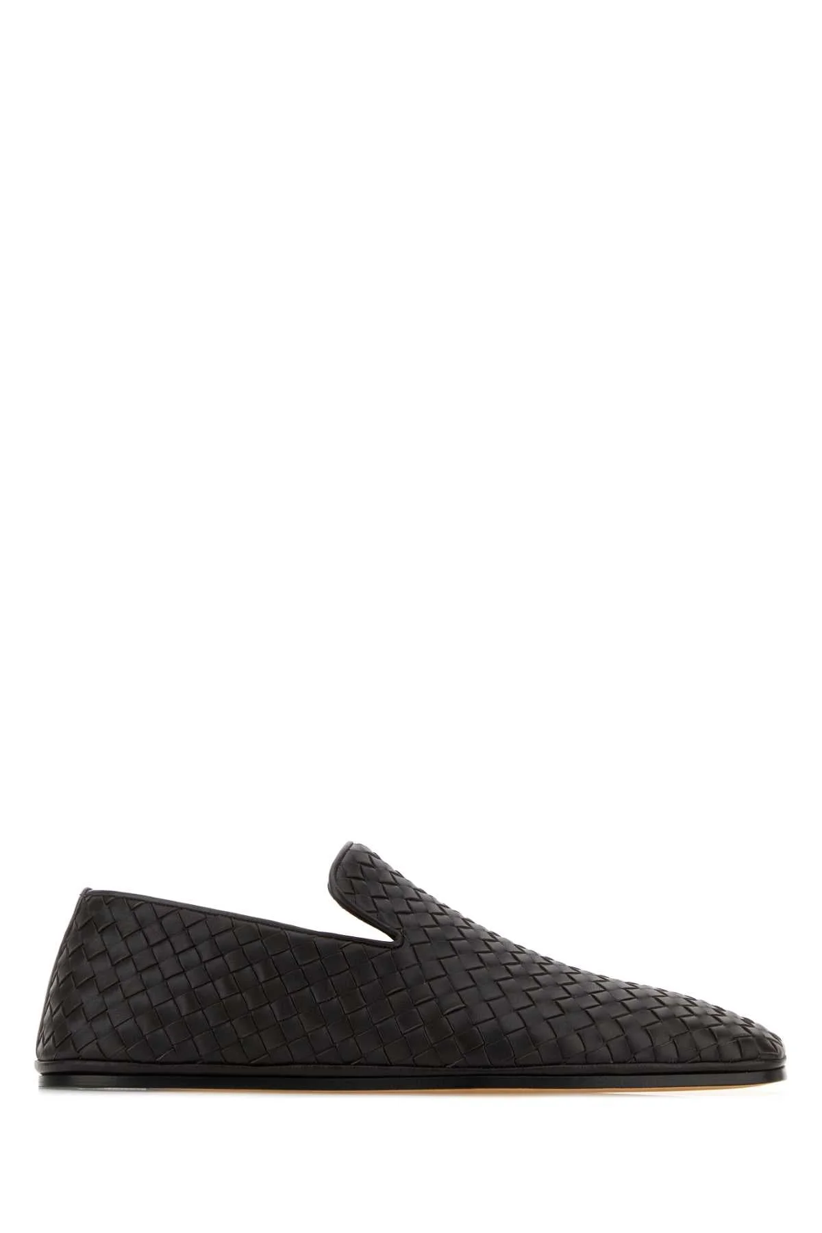 Dark Brown Leather Palazzo Loafers Espesso Slippers - 1