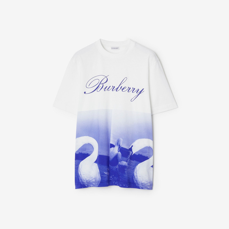 Swan Print T-shirt 1