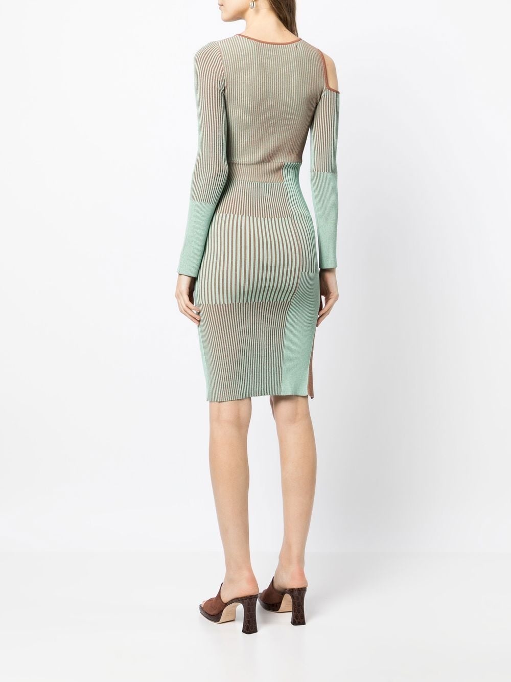 striped knitted dress - 4