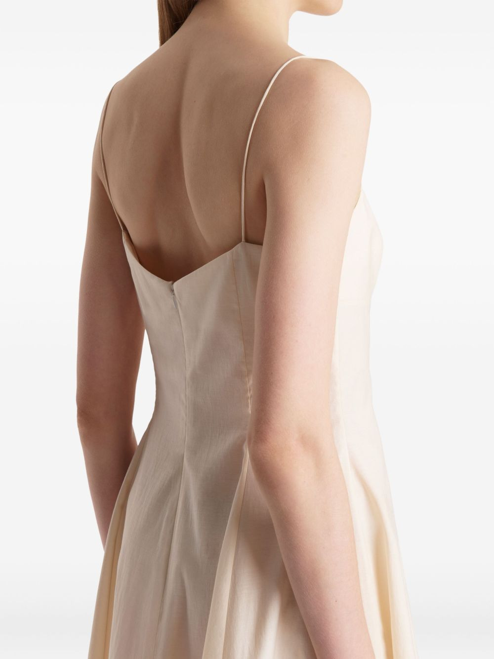 Isabella spaghetti-strap A-line midi dress - 5