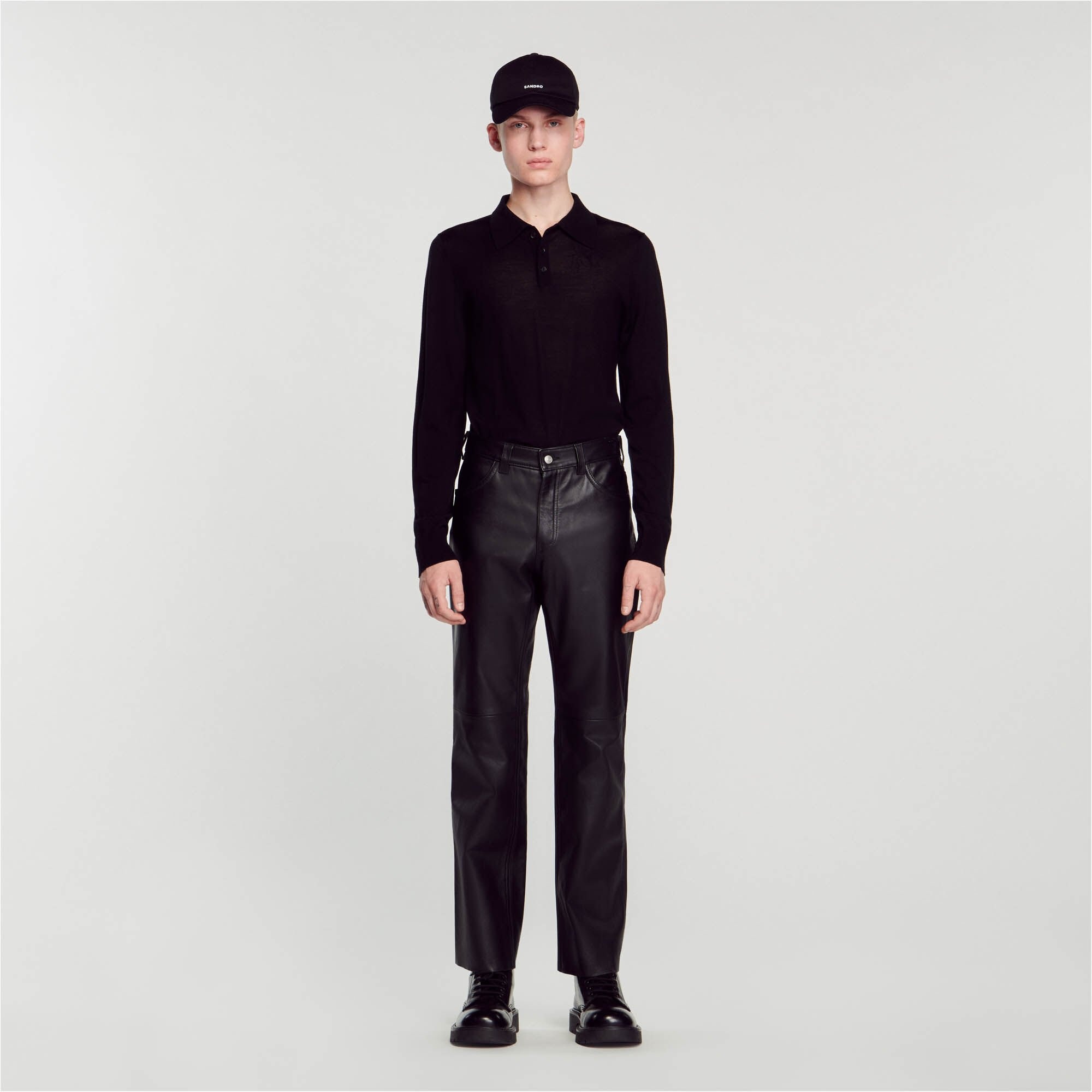 FINE KNIT POLO SHIRT - 2