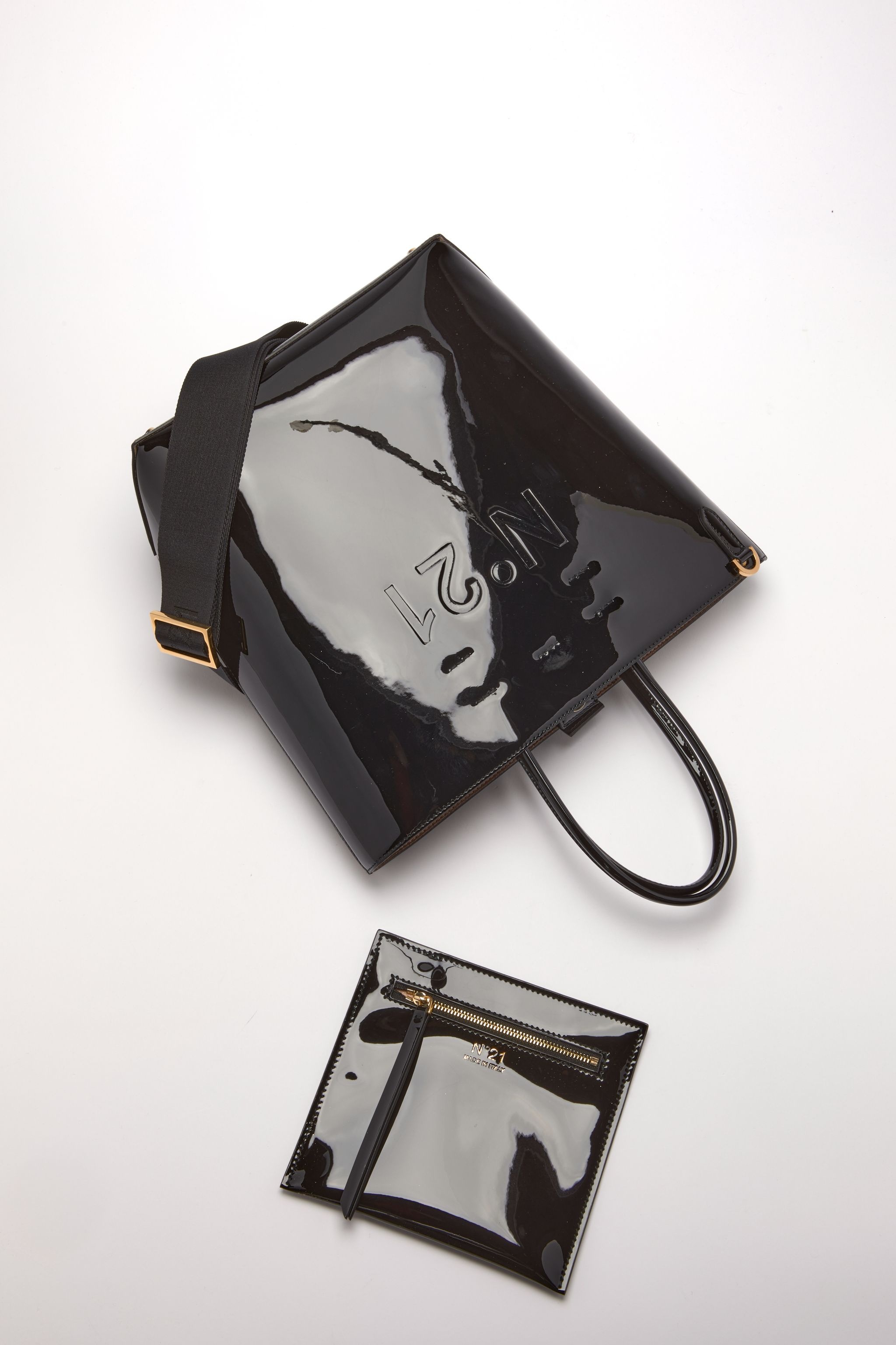 SMALL LOGO-DEBOSSED SHOPPER - 4