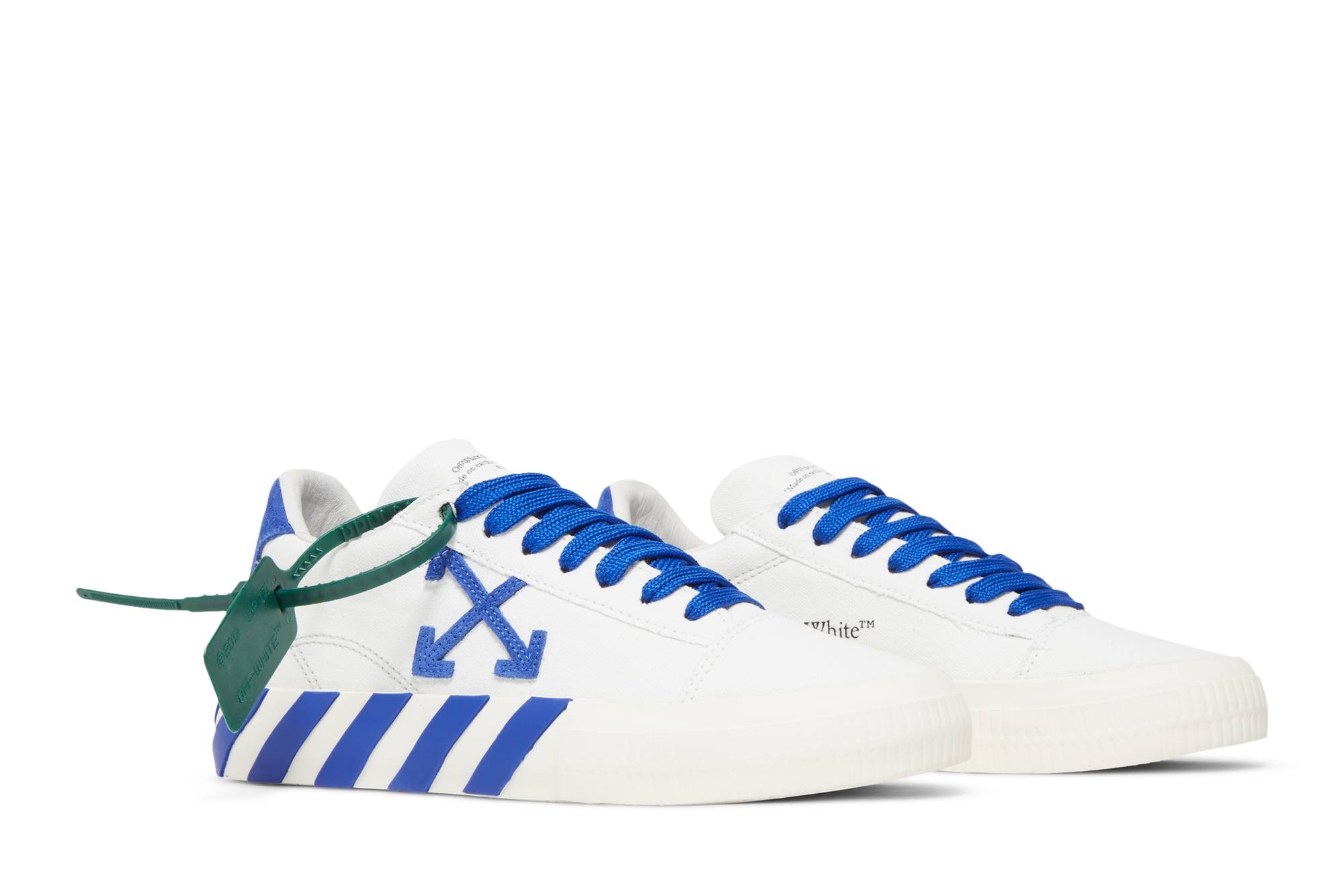 Off-White Wmns Vulc Sneaker 'White Blue' - 8