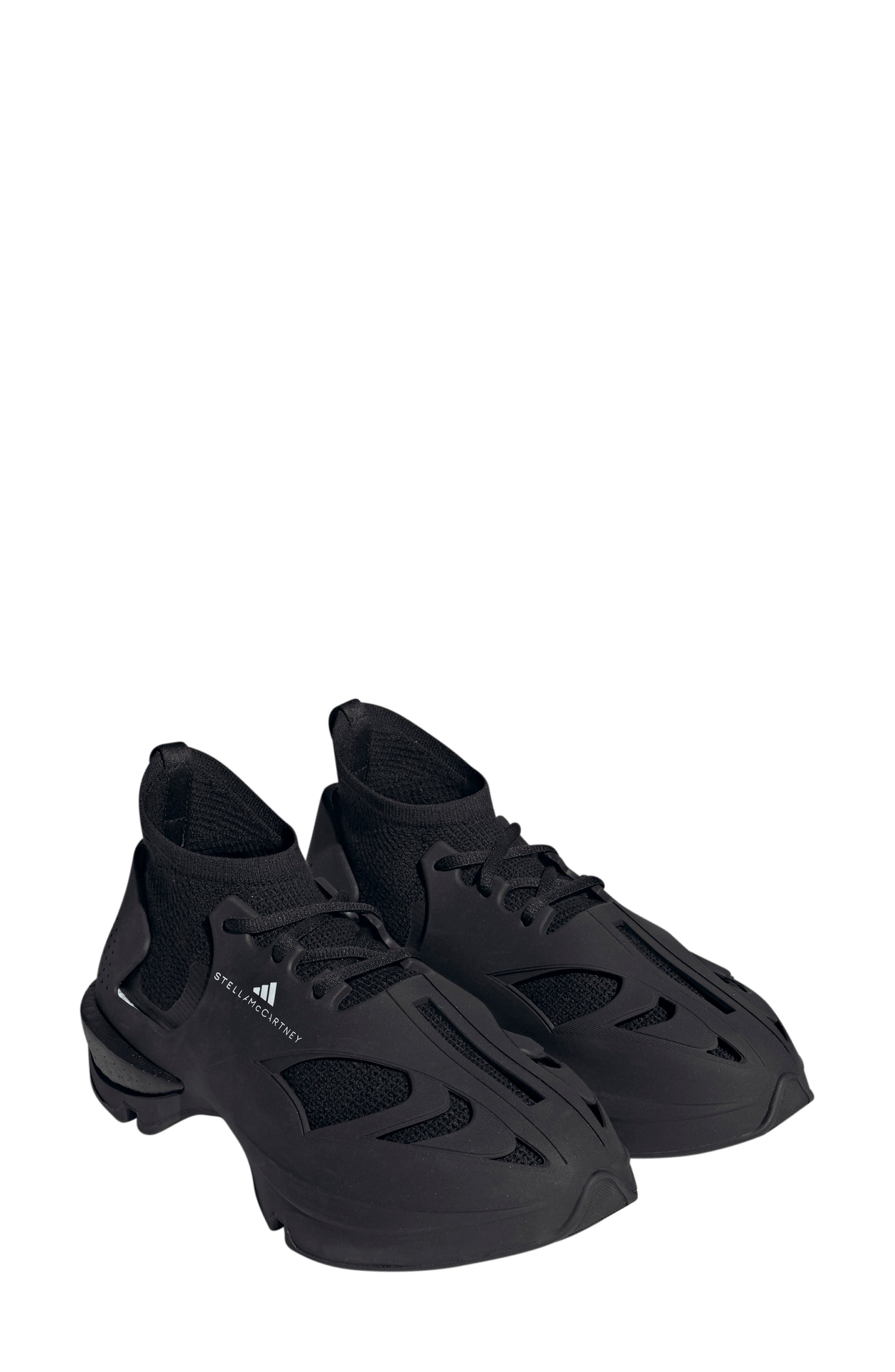 adidas by Stella McCartney ASMC Sportswear Run Sneaker in Core Black/white/black at Nordstrom - 1