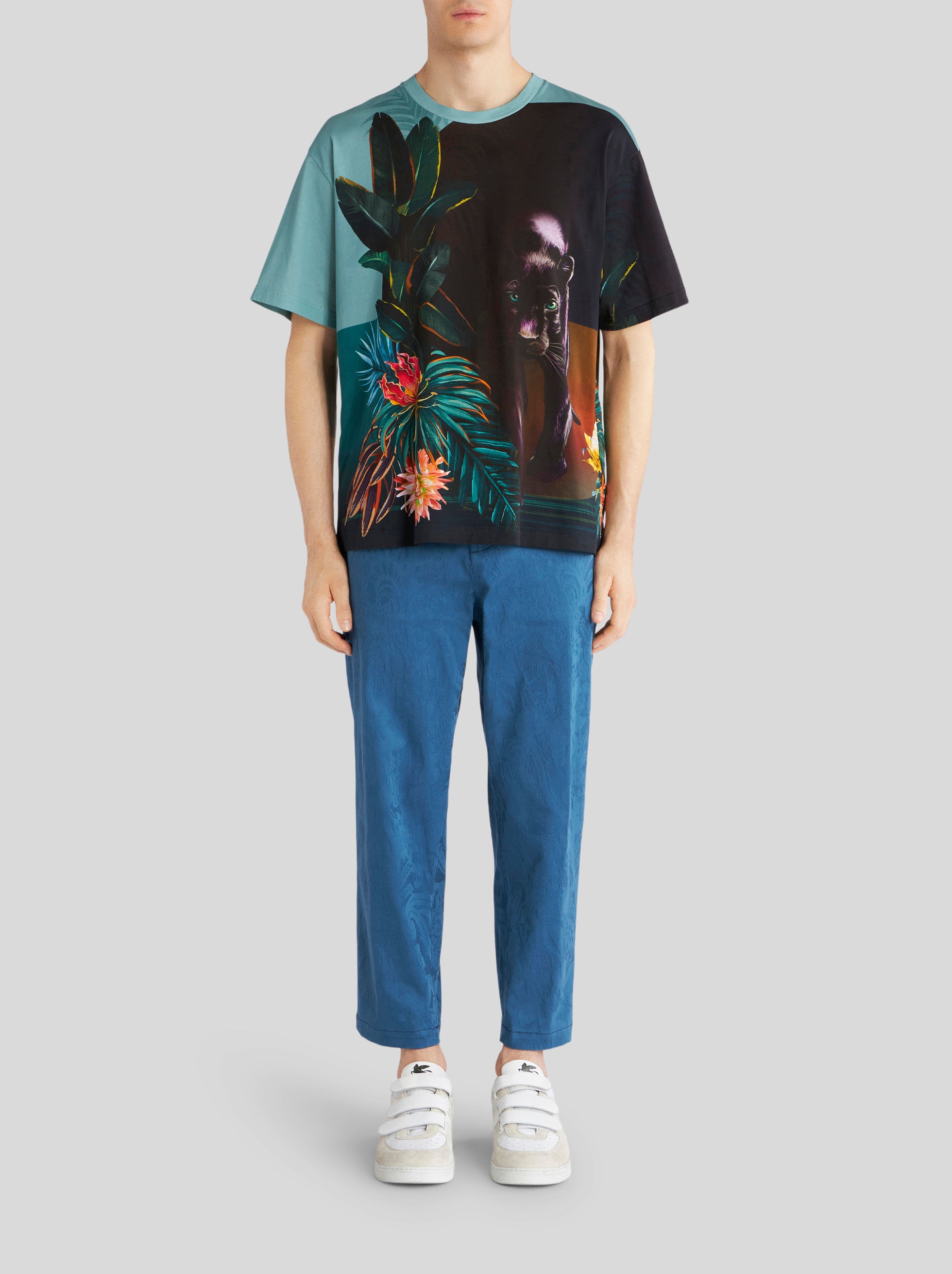 TAILORED PAISLEY JACQUARD TROUSERS - 3