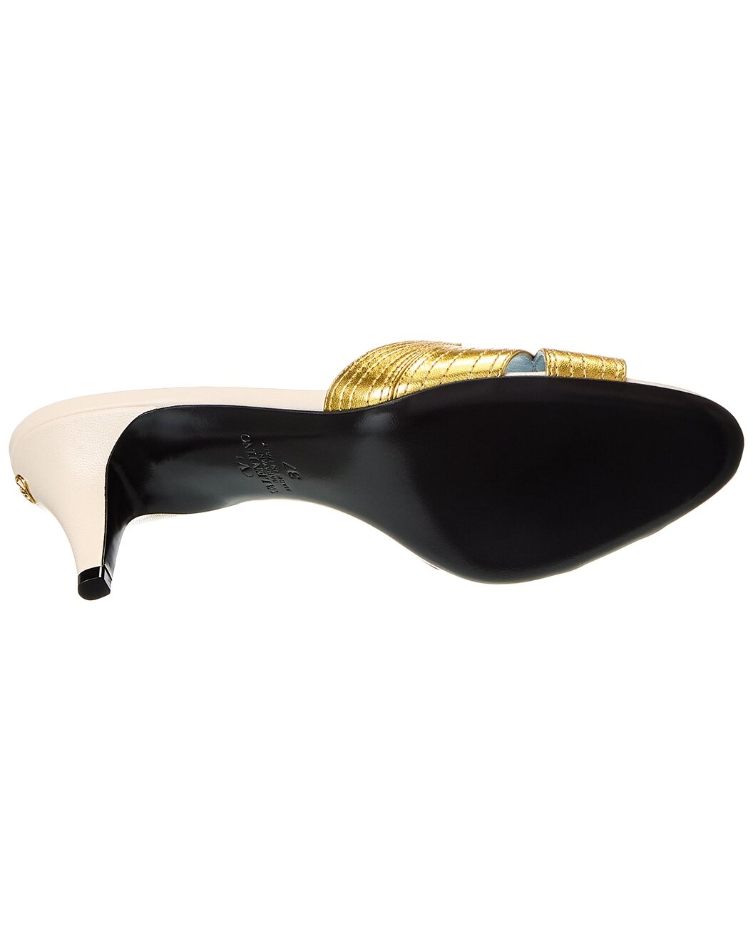 Valentino Foliefoliage 80 Leather Sandal - 4