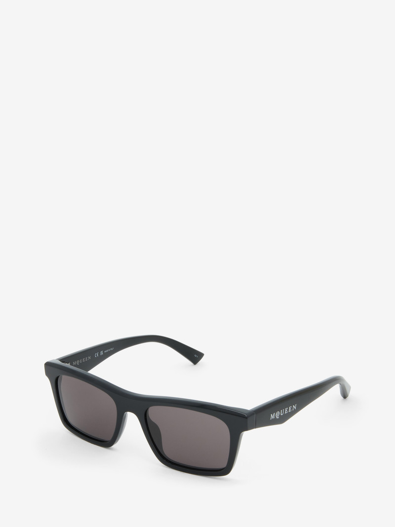McQueen Logo Rectangular Sunglasses 3