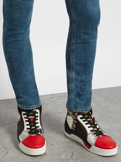 Christian Louboutin Loubikick high-top leather trainers outlook