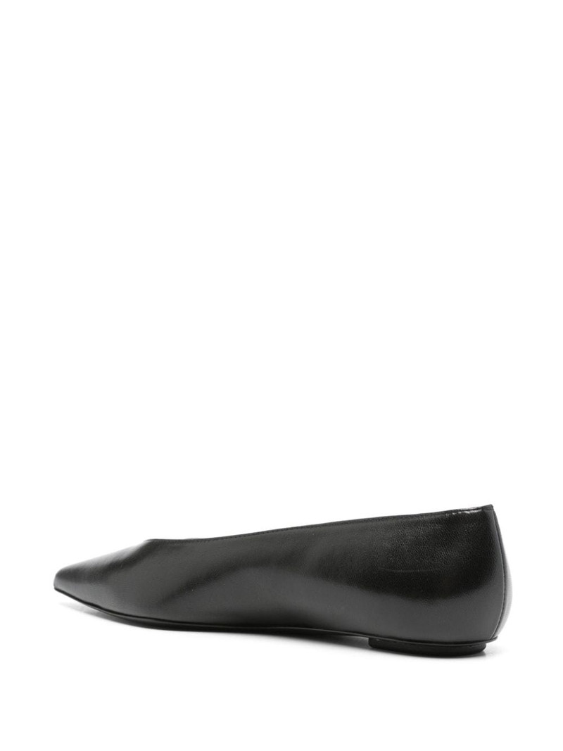 pointed-toe leather ballerinas 3