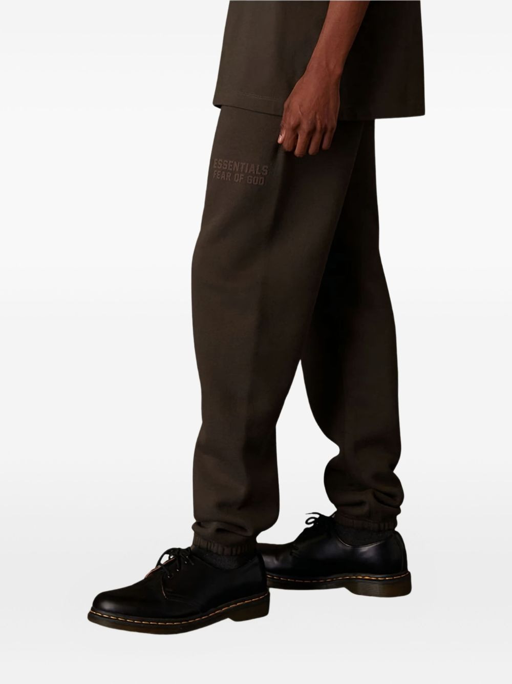drawstring-cuffed sweatpants - 3