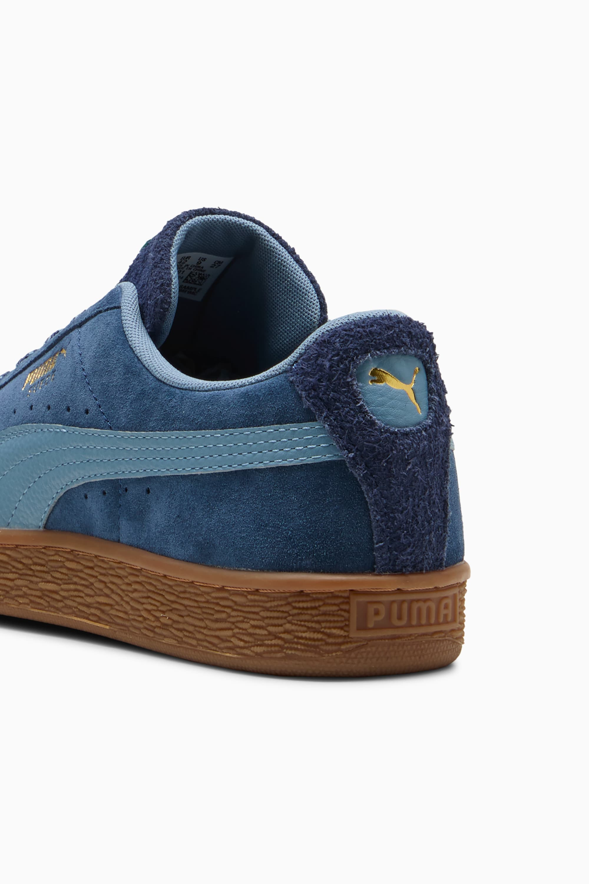 Suede Fuzzy Sneakers - 5