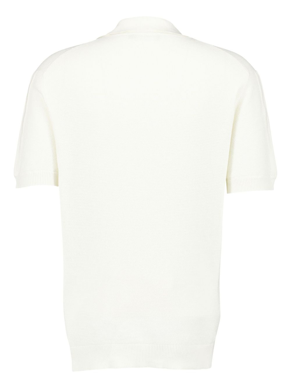 knitted polo shirt - 2