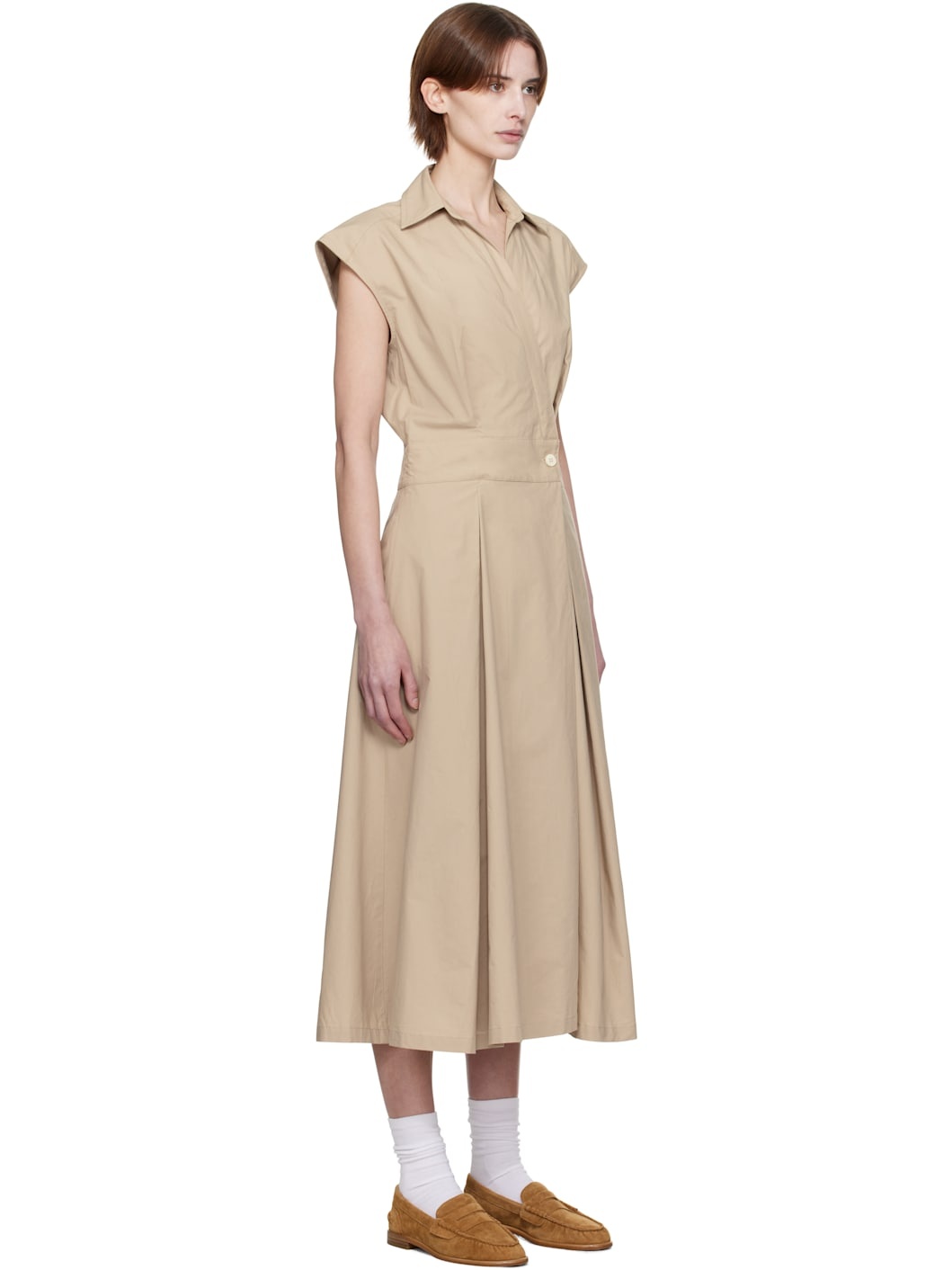 Beige Athena Midi Dress - 2