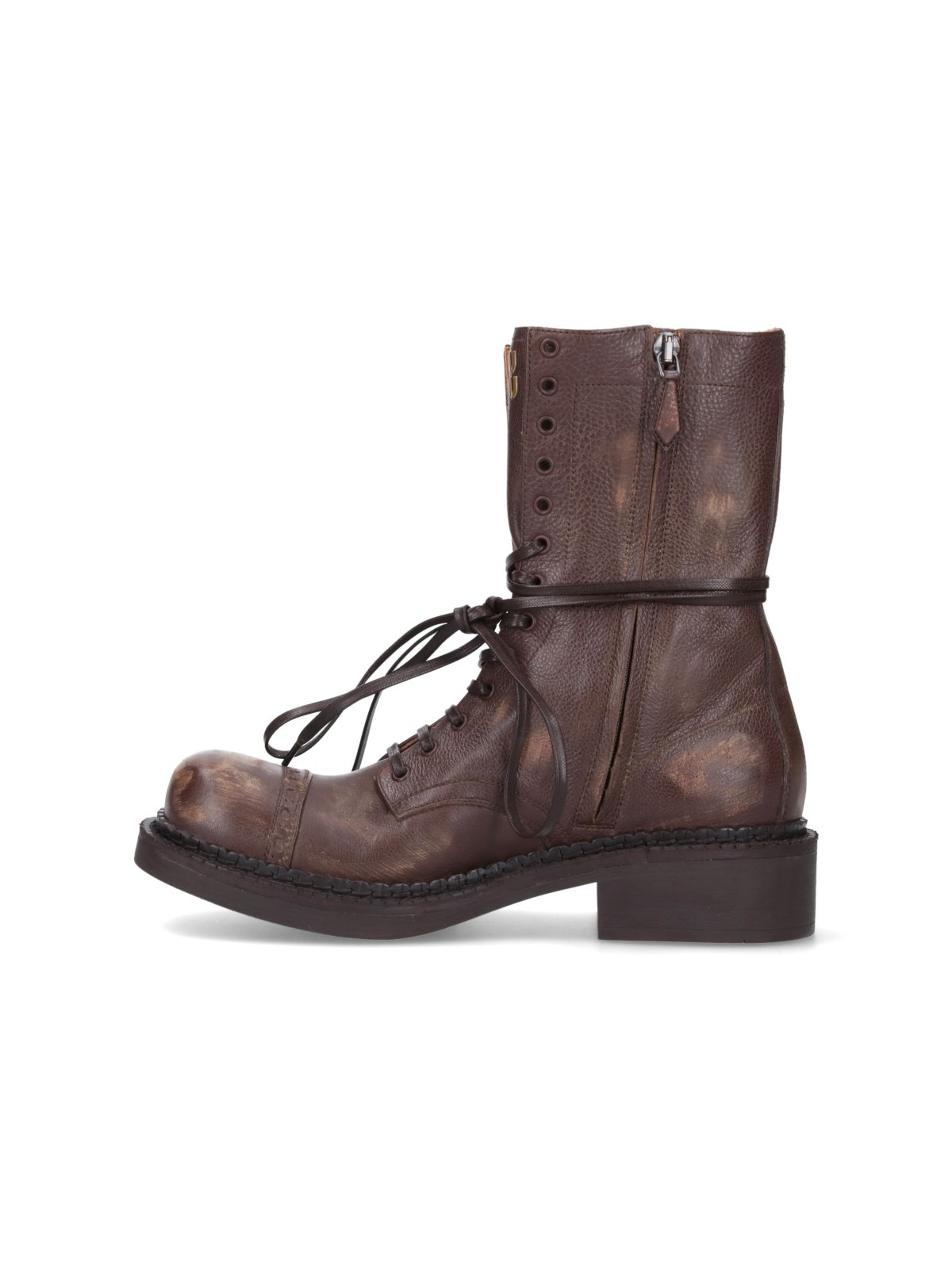 LACE UP ANKLE BOOTS - 3