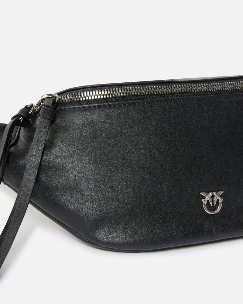 SMALL BELT BAG IN NEW BIKER LEATHER 3