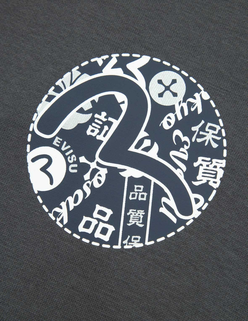 SEAGULL PRINT AND LOGO EMBROIDERY LOOSE FIT HOODIE 7