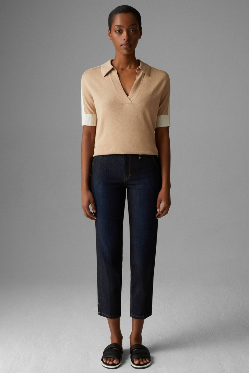 BOGNER ADA STRAIGHT FIT JEANS IN DARK DENIM BLUE outlook