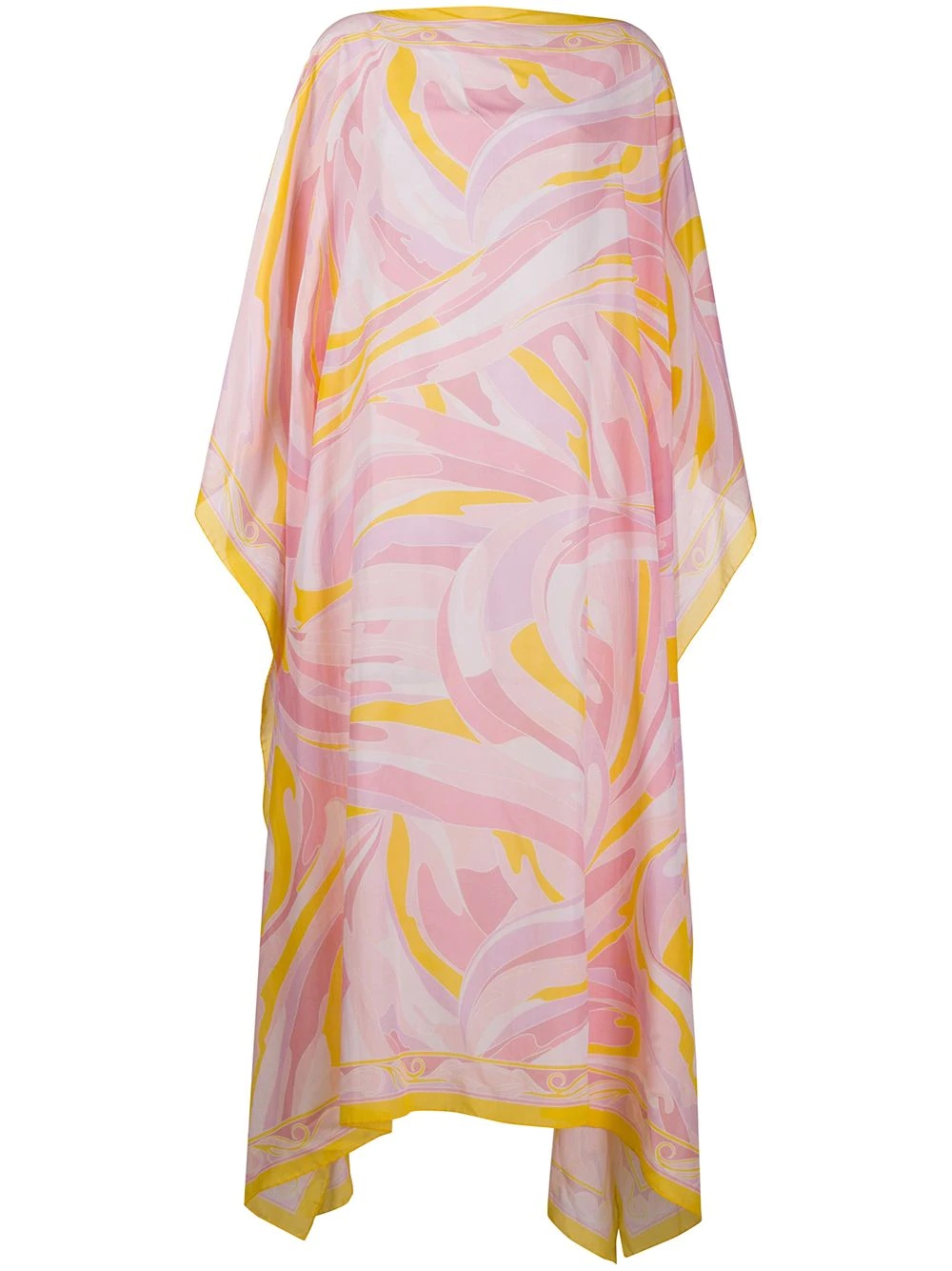 printed kaftan dress - 1