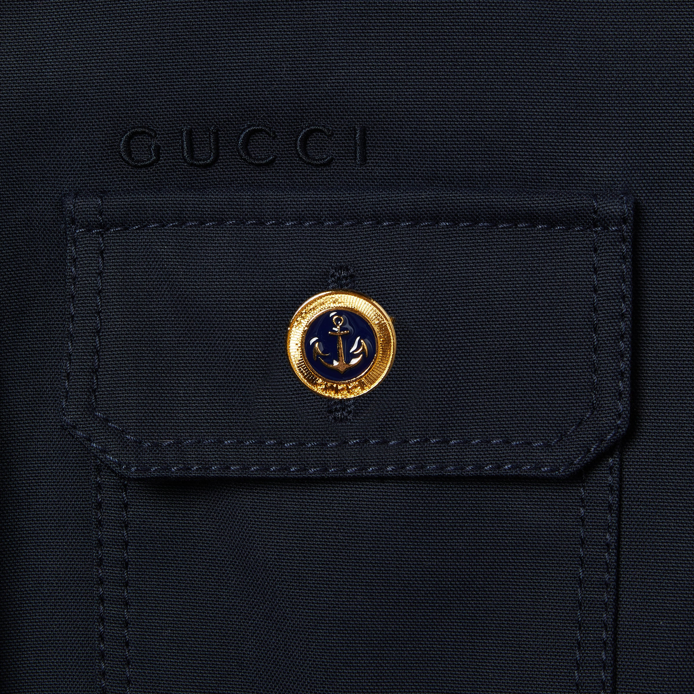 Cotton canvas jacket with embroidery - 6