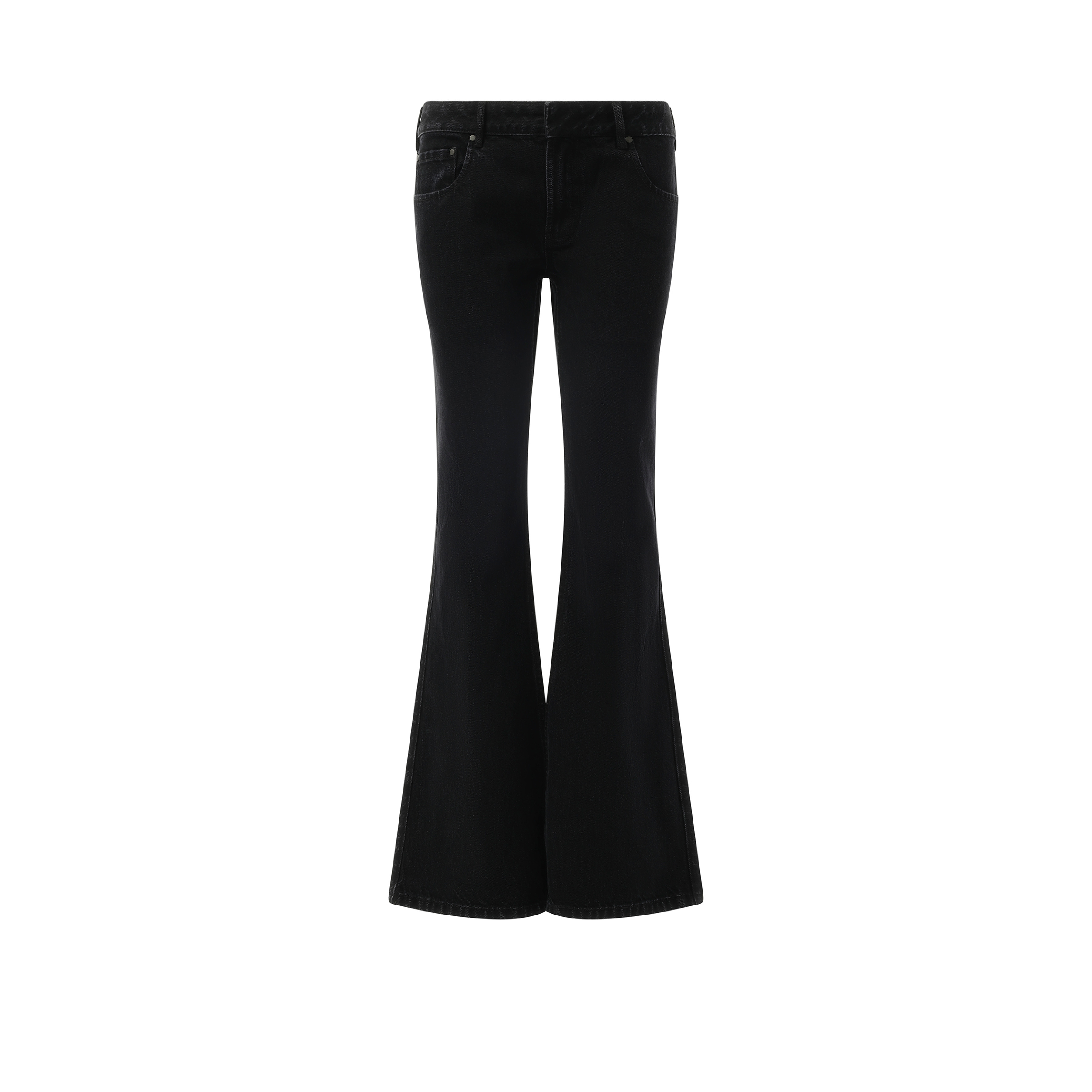Slim-Flared Jeans in Magnetite - 2