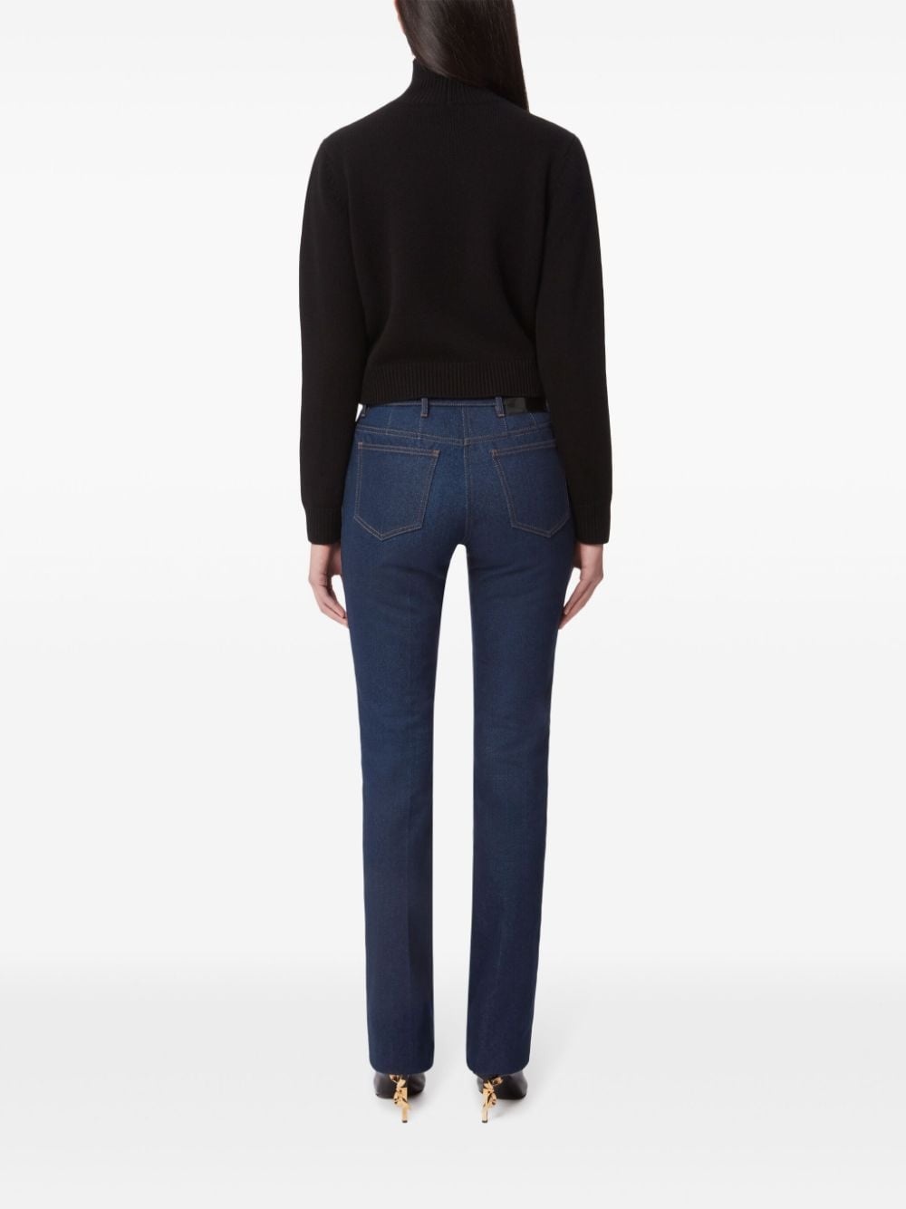 bead-embellished wool-blend jumper - 4