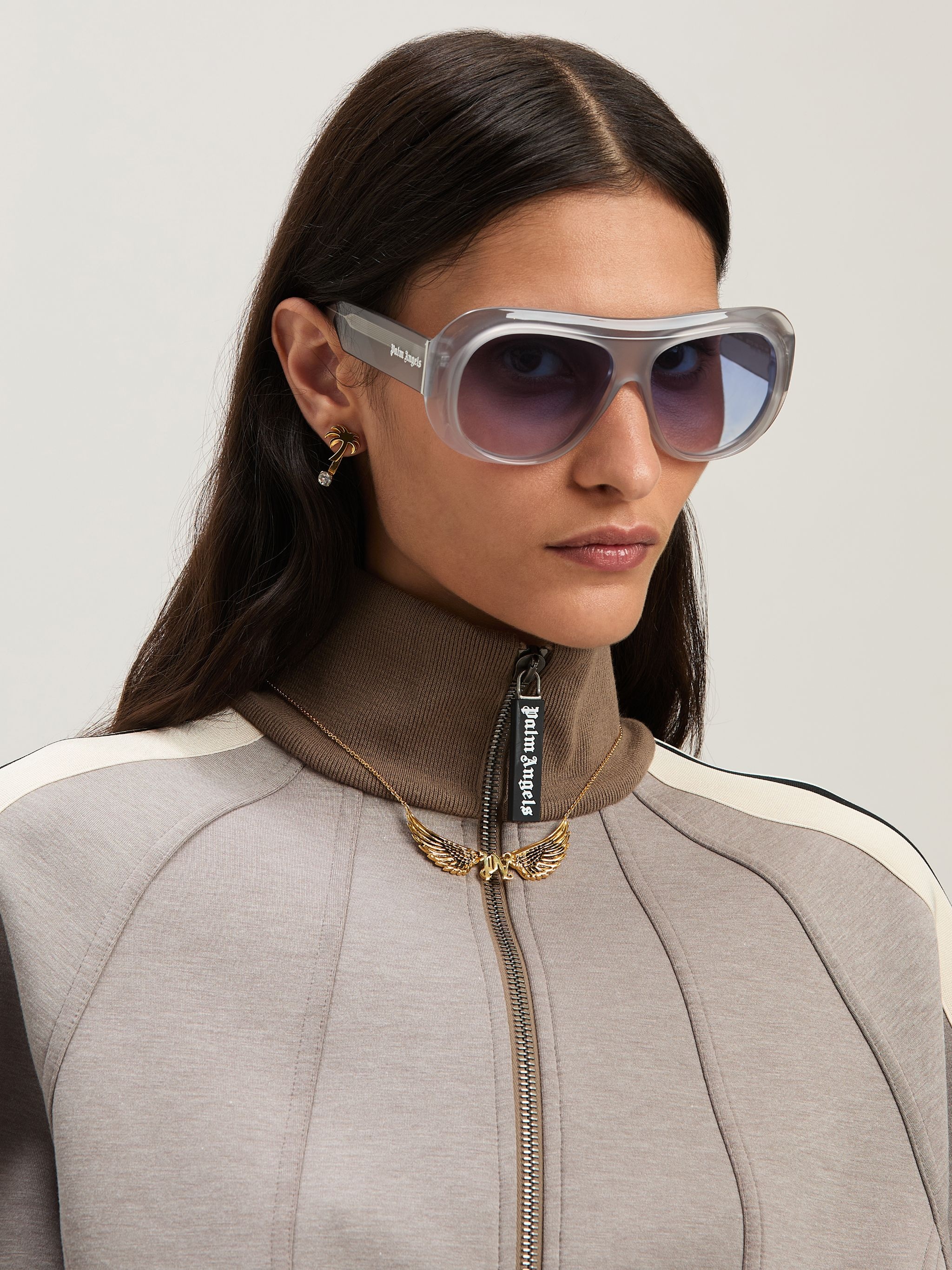 Neoprene cropped track jacket - 6