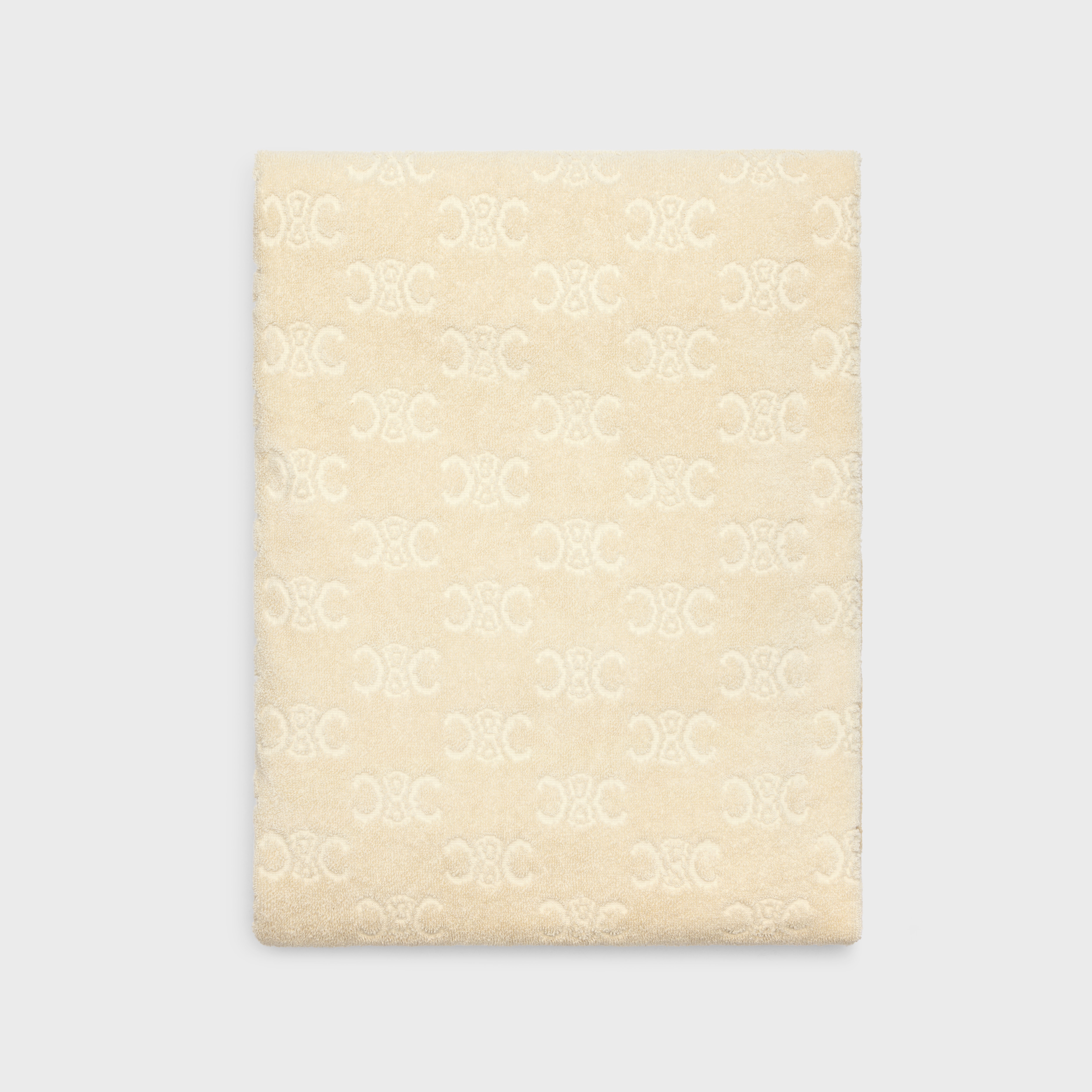 beach towel in monogram terry cotton - 2