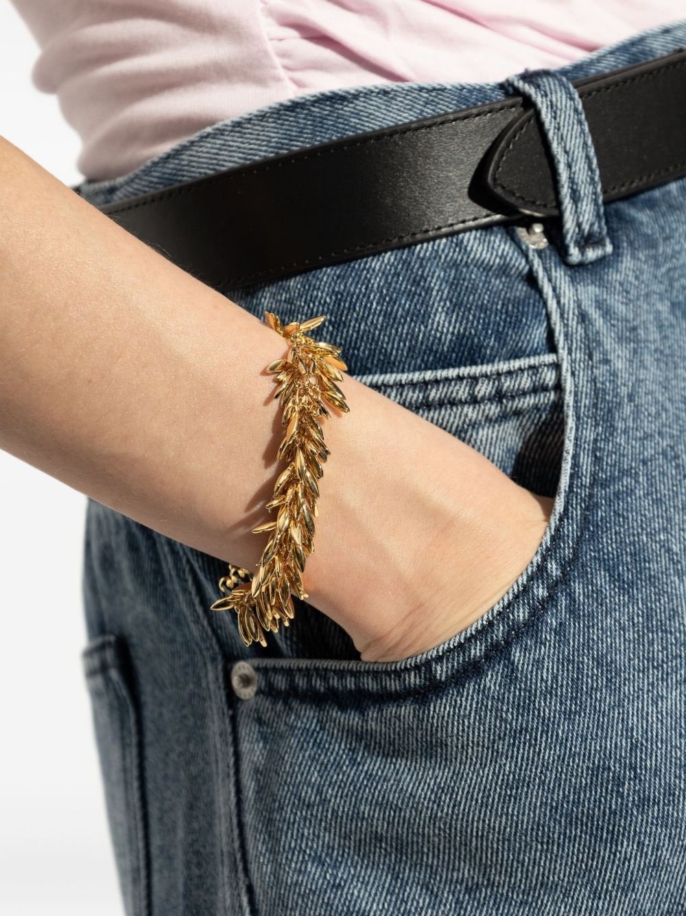 leaf-shaped bracelet - 2