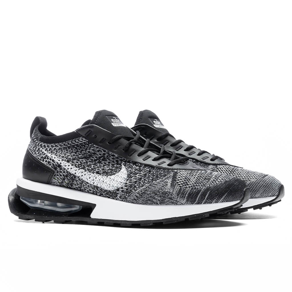 NIKE AIR MAX FLYKNIT RACER - BLACK/WHITE - 2