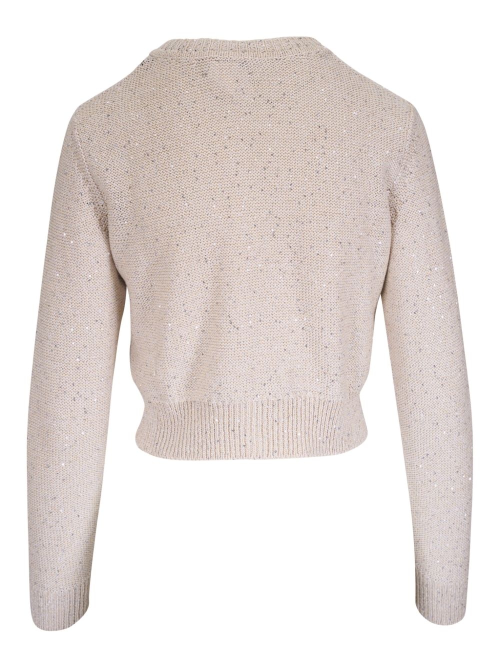 round neck cardigan - 2