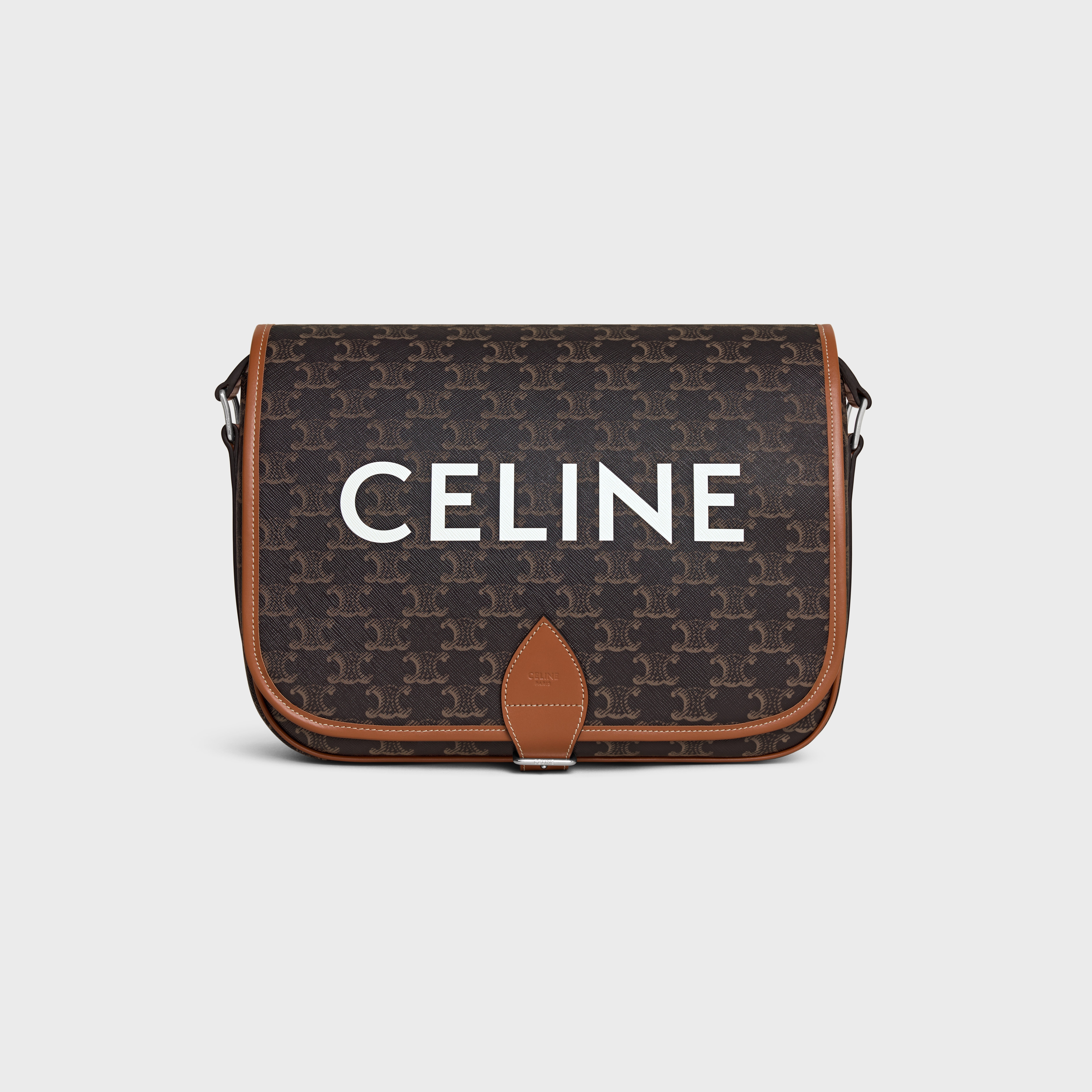 Messenger Folco in Triomphe Canvas with Celine print - 1