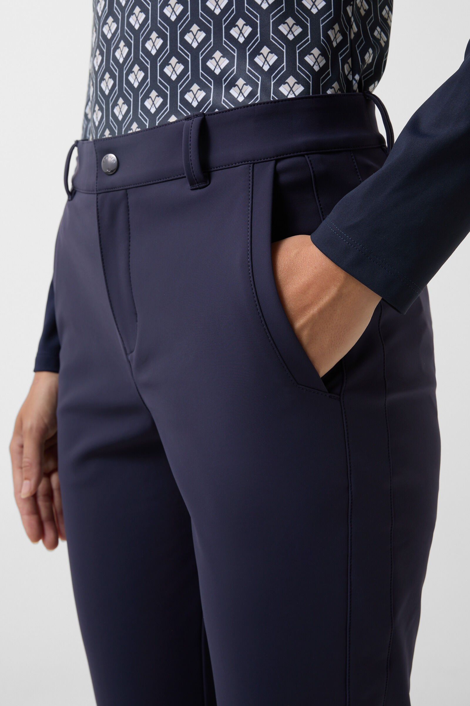 Mette functional pants in Navy blue - 5