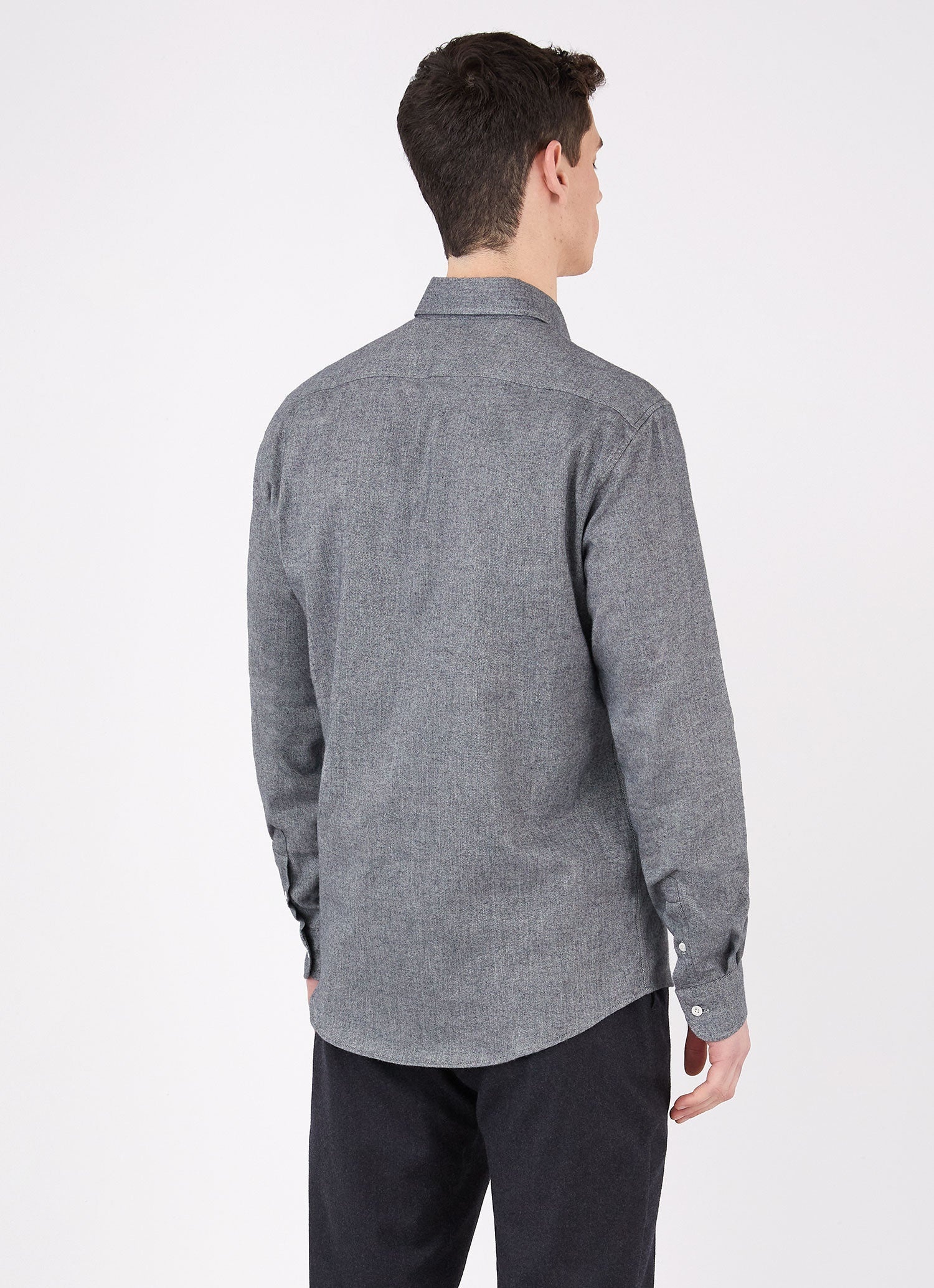 Brushed Cotton Flannel Shirt - 4