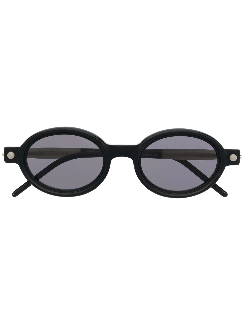 oval-frame sunglasses - 1