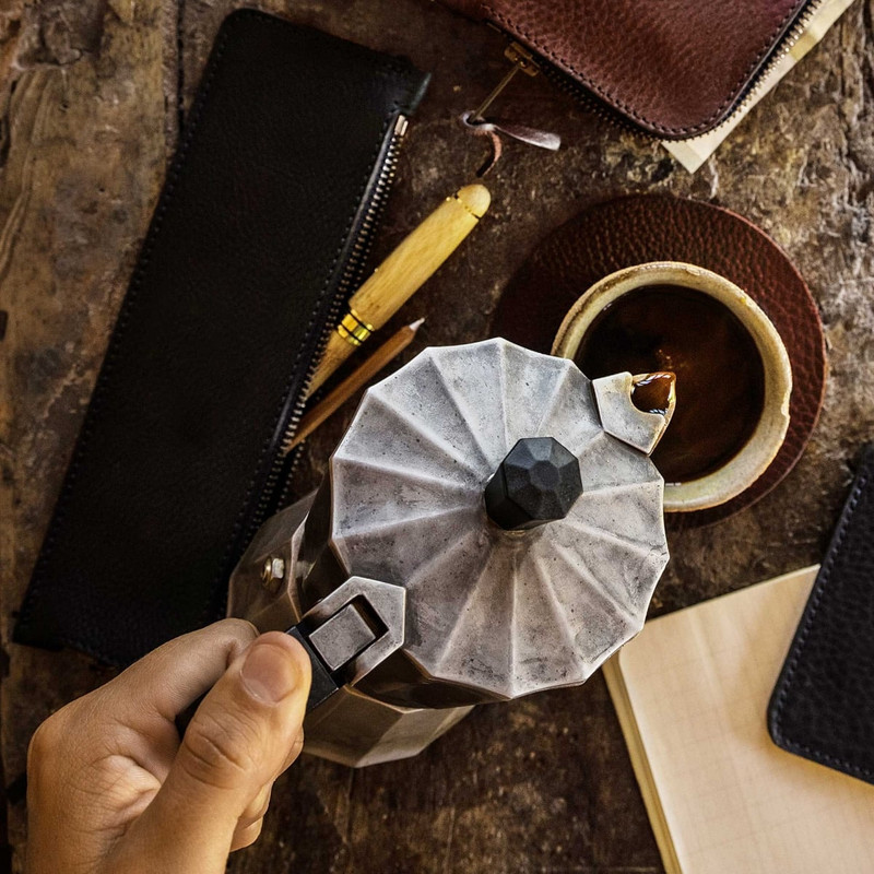 CANYON PENCIL CASE  -  AMBER BROWN 5