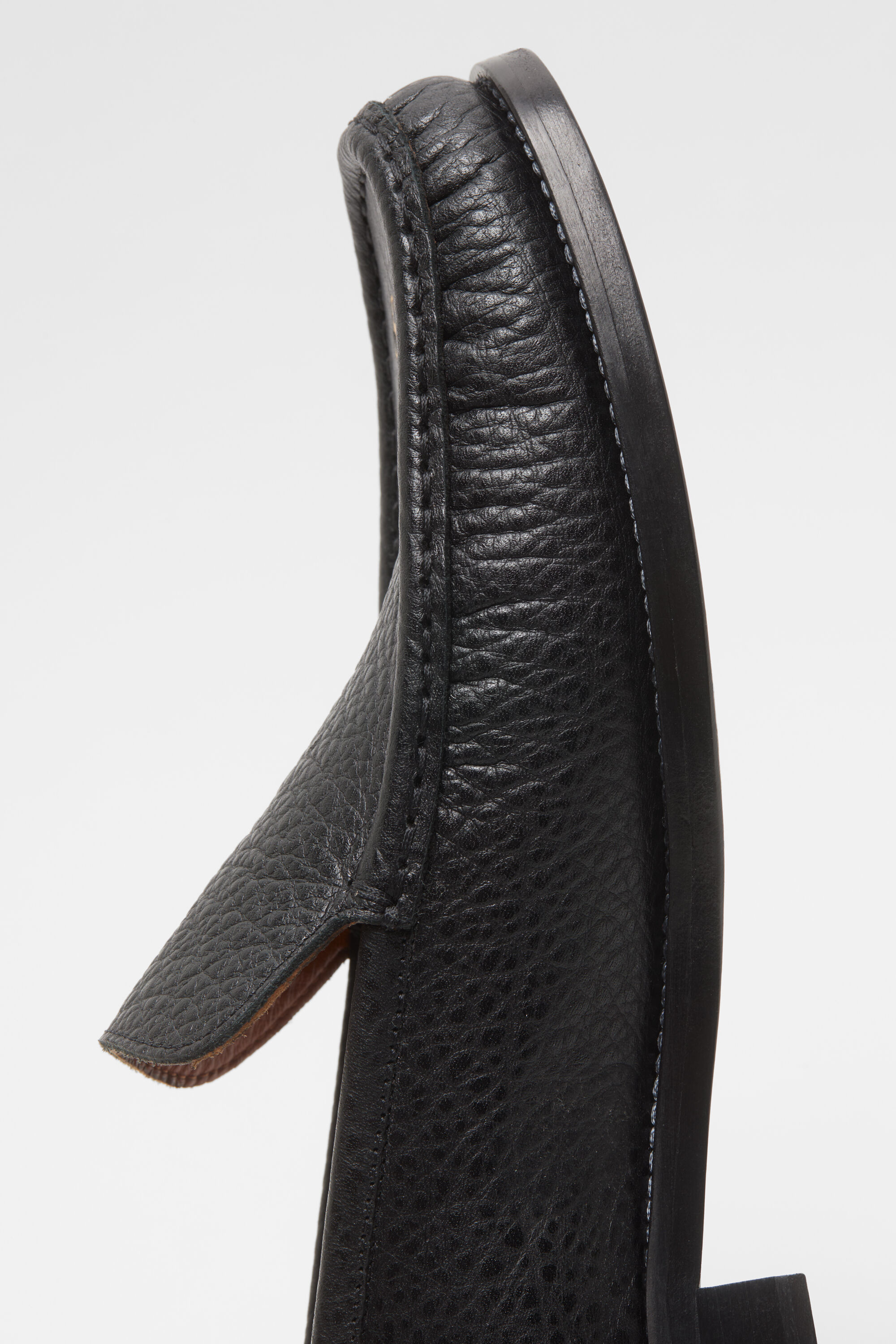 Leather loafers - Black - 4