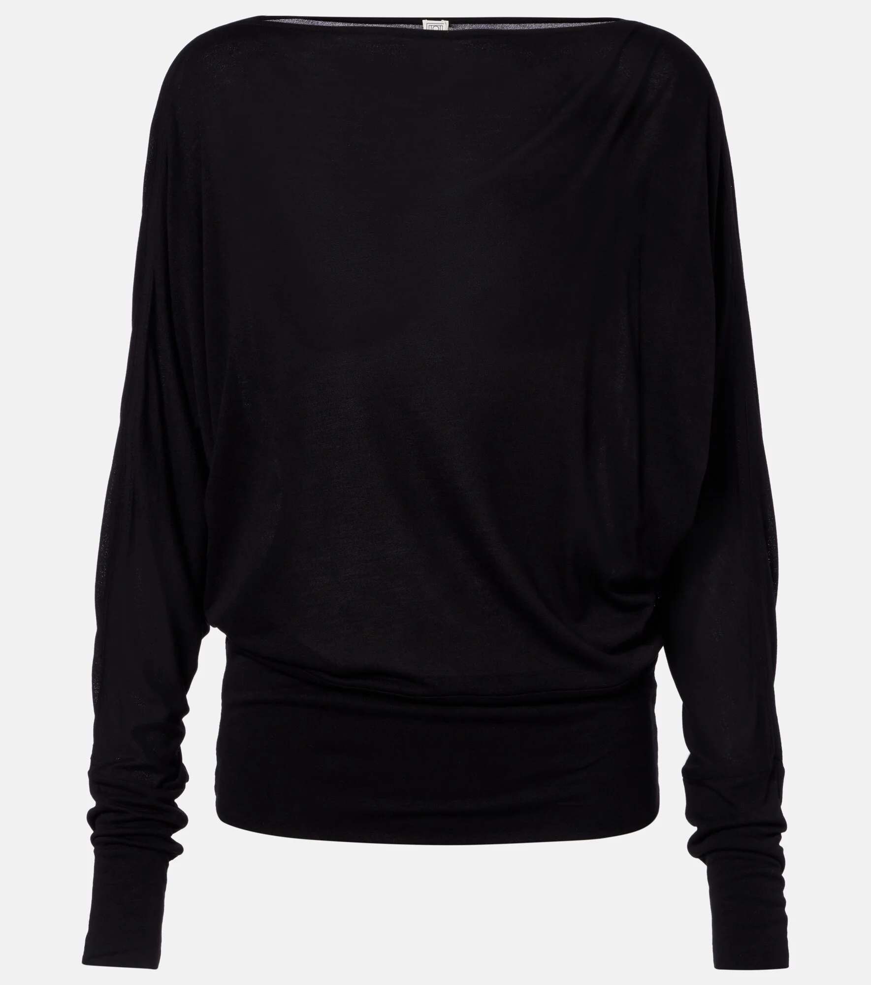 Draped jersey top - 1