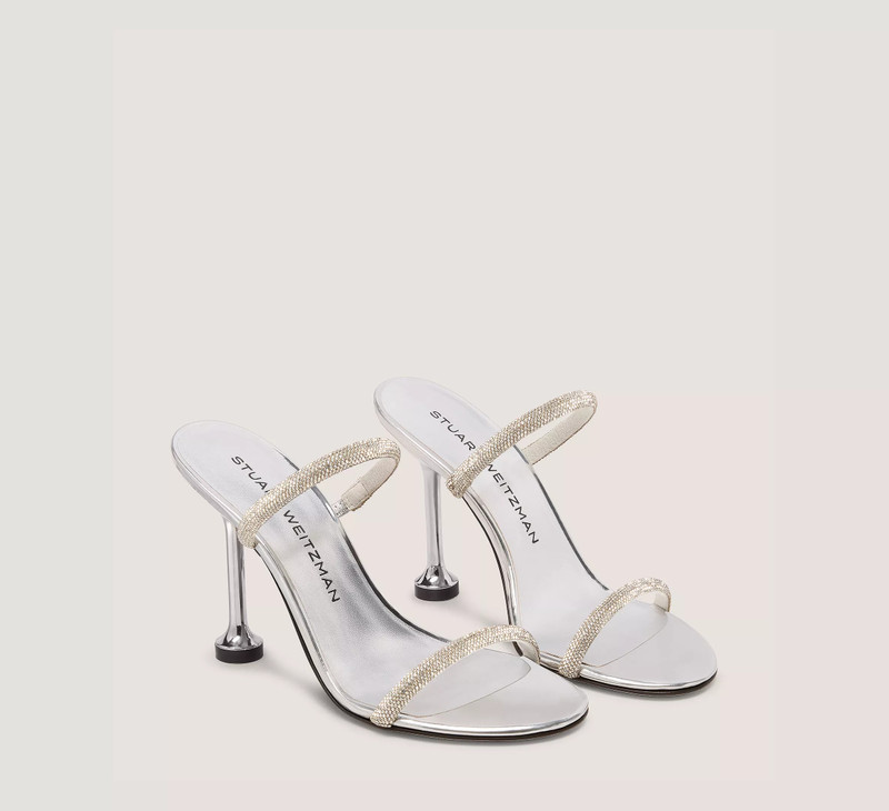 Stuart Weitzman NUDISTINI SHINE SLIDE 100 outlook
